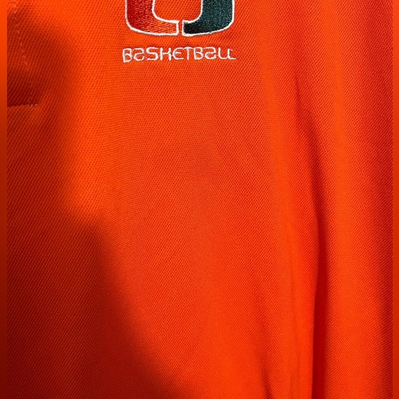 NIKE University of Miami Basketball Golf Men’s Polo Shirt | size XXL - Picture 2 of 11